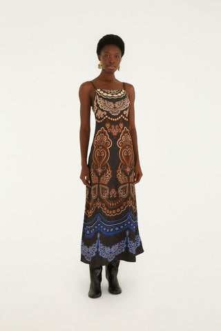 Nicole Black Slip Maxi Dress