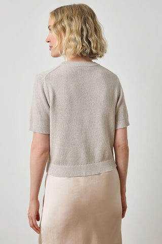 Short Sleeve Sparkle Sweater