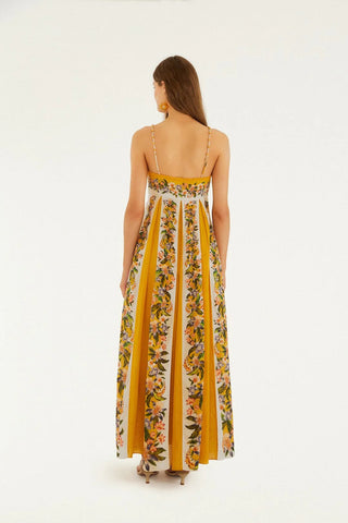 Hilo Stripes Sand Maxi Dress