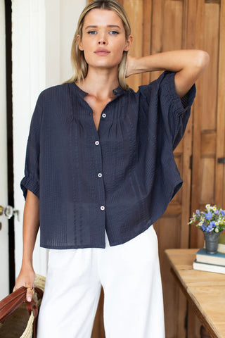 Mandarin Collar Top