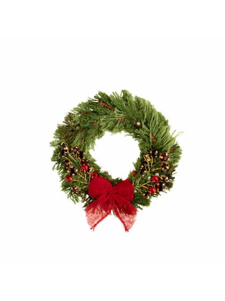 Wreath Brooch - Green Multi