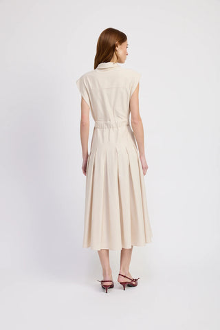 Quince Midi Shirt Dress - Ecru