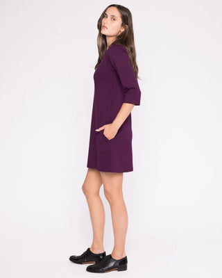 Ponte Knit A-Line Dress