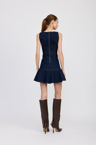 Seraphina Mini Dress - Indigo