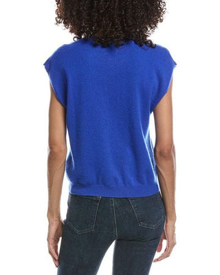 Tacha Tank - Merino 30% Cashmere - Skydiver