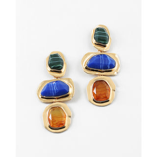 Jewel Tone Statement Earrings