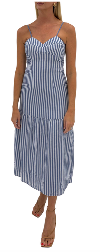 zoe midi dress Zoe Midi Dress, Blue and Pink
