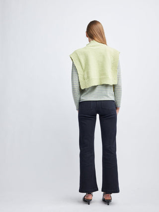 Rooney Open Side Sweater Vest - Lemon Grass