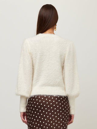 Lia Shirred Sleeve Sweater