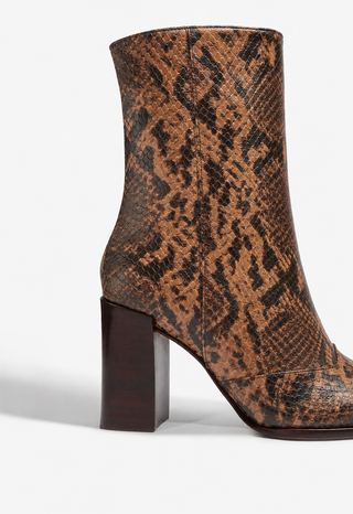 Raffaela Mid Bootie - Pecan Brown