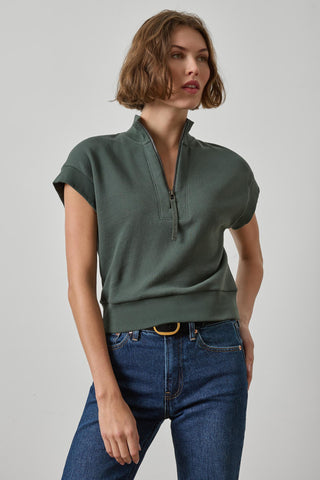 Zip Mockneck Sweater