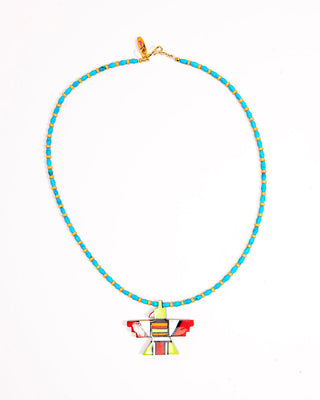 Small Thunderbird Inlay Necklace